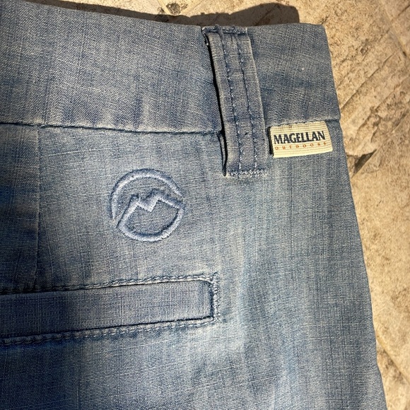 NWT Magellan lightweight, light denim color 4” inseam short. 4 pockets. Size 4 - Picture 3 of 9
